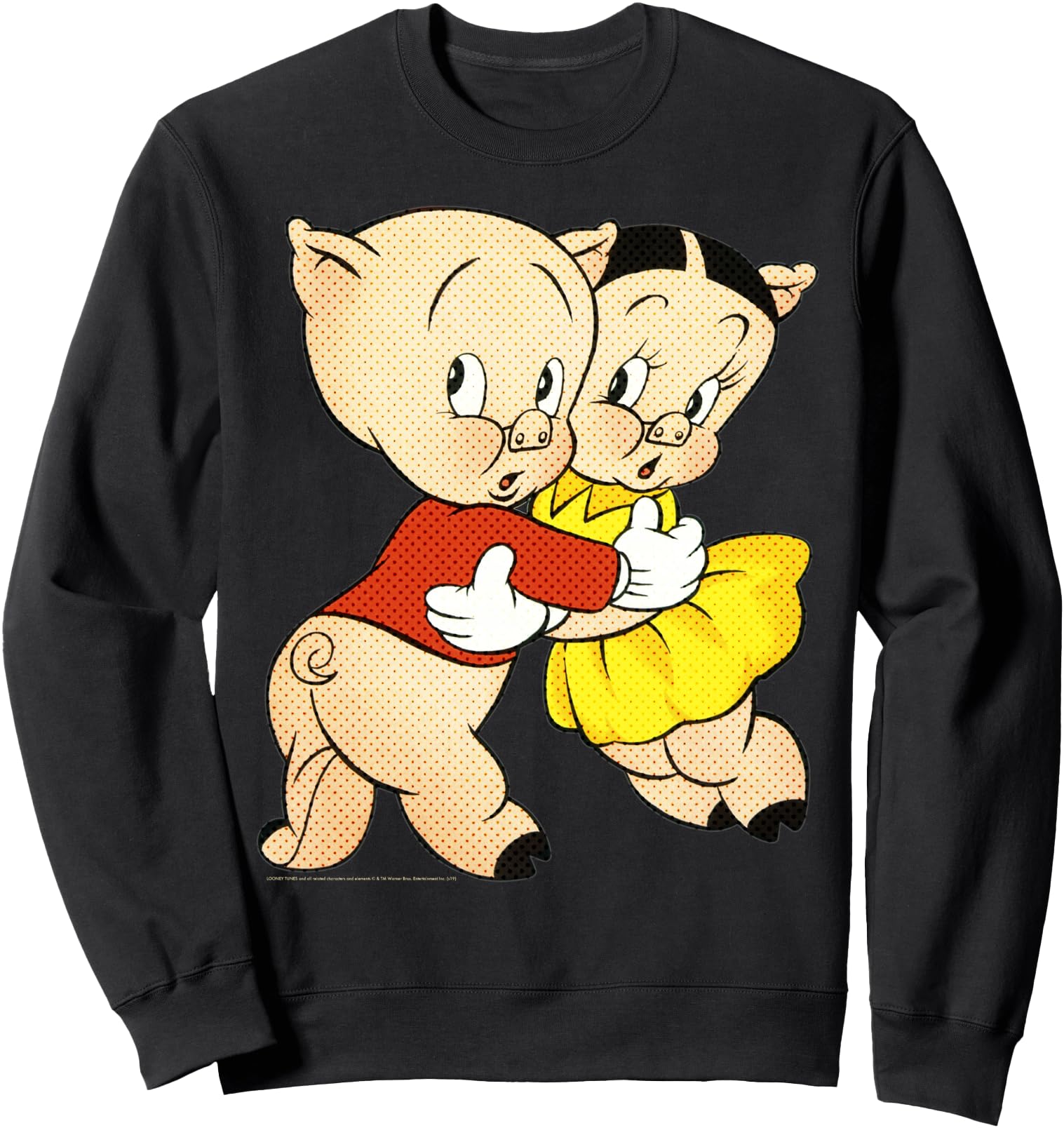Looney Tunes Porky & Petunia Pig Portrait Sweatshirt