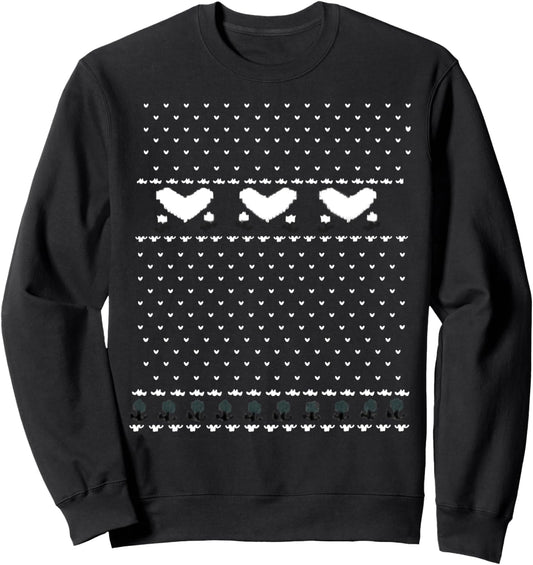 80s Heart Christmas Vacation Cute Ugly Sweater Sweatshirt