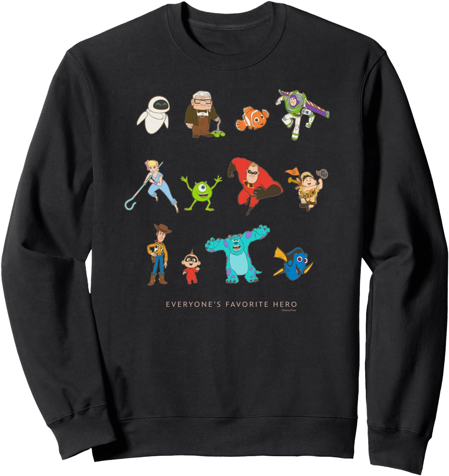 Disney and Pixar Character Everyone's Favorite Hero Sweatshirt