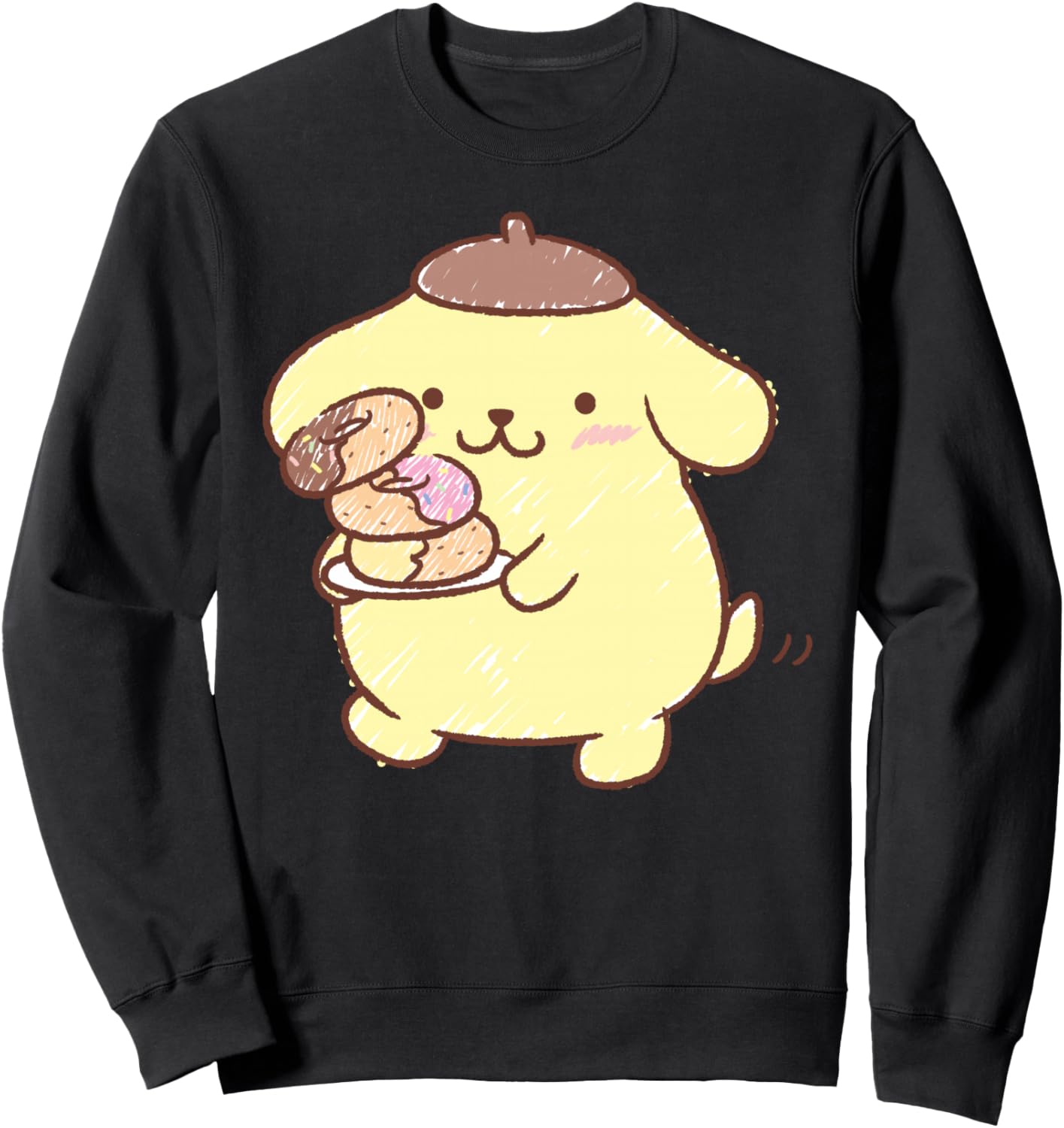 Pompompurin Donuts Sweatshirt