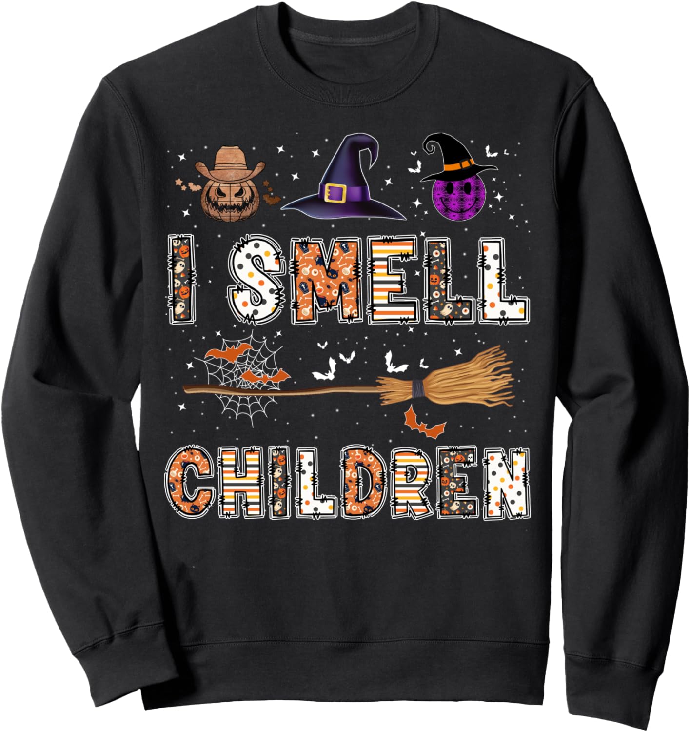 I Smell Children Lunch Lady Life Halloween for Lunch Lady Sweatshirt