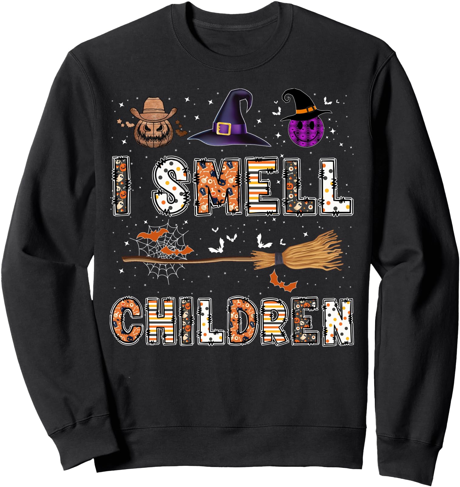 I Smell Children Lunch Lady Life Halloween for Lunch Lady Sweatshirt
