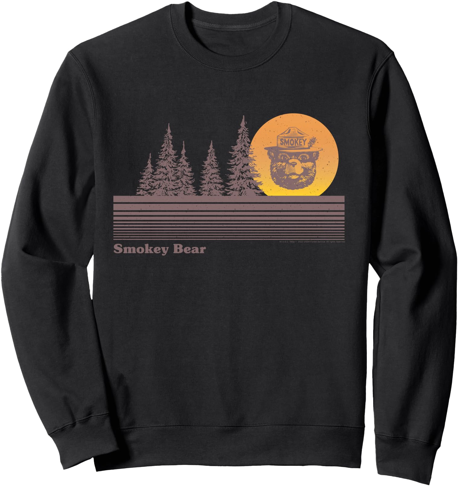 Ripple Junction x Smokey Bear Sunset Sweatshirt