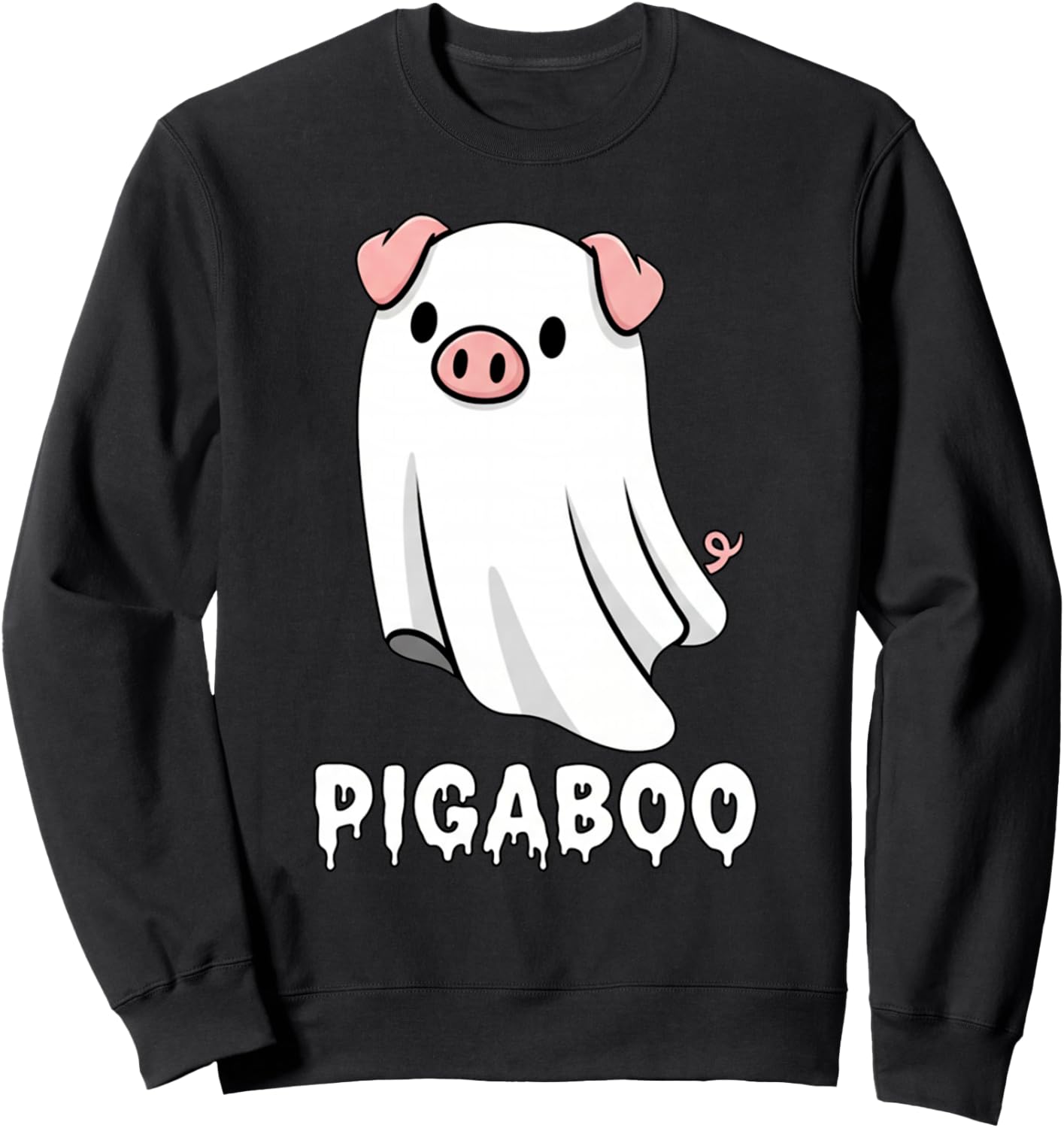 Funny Pig Ghost Spooky Season Sweatshirt