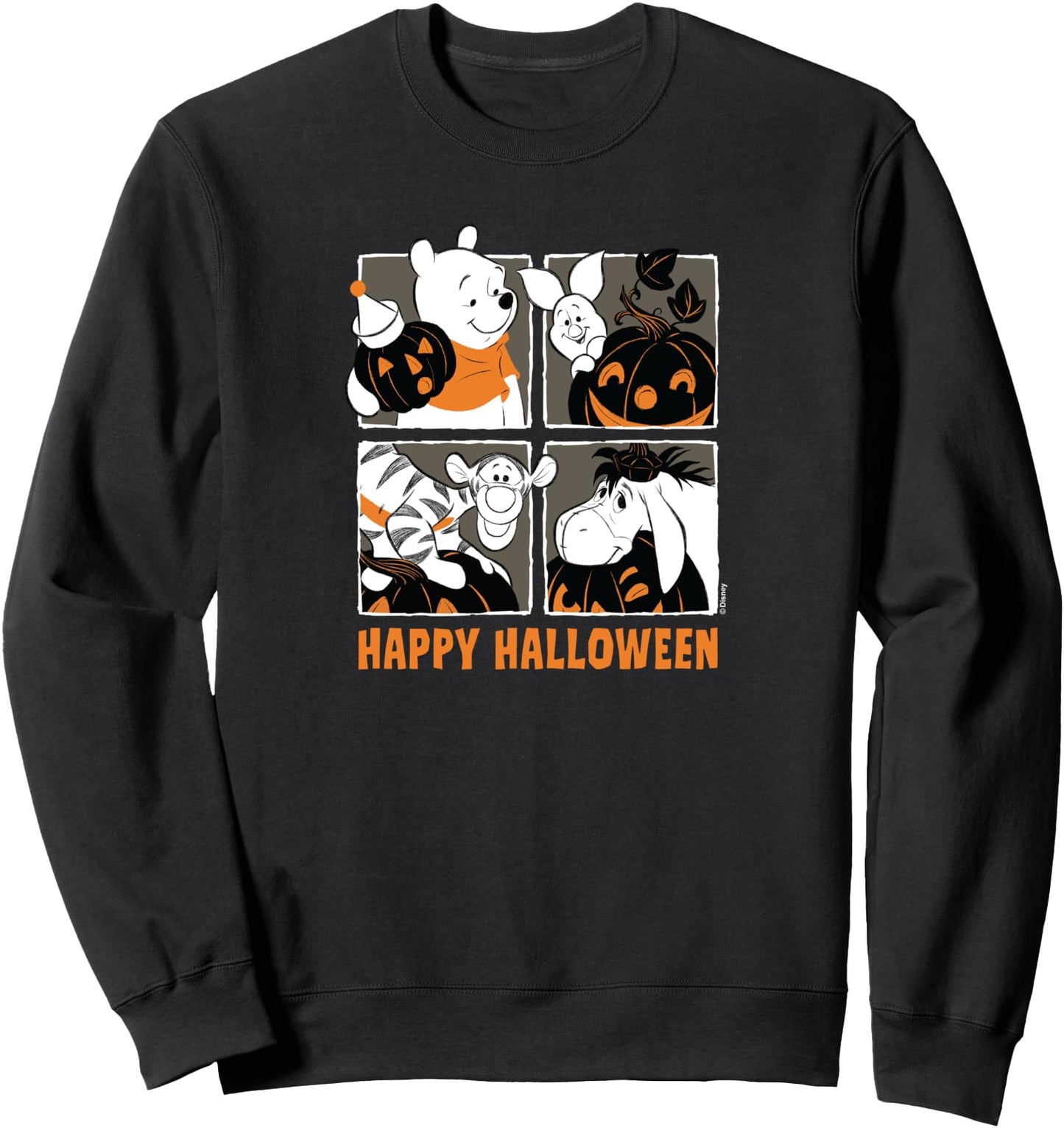 Winnie the Pooh - Happy Halloween Grid Sweatshirt