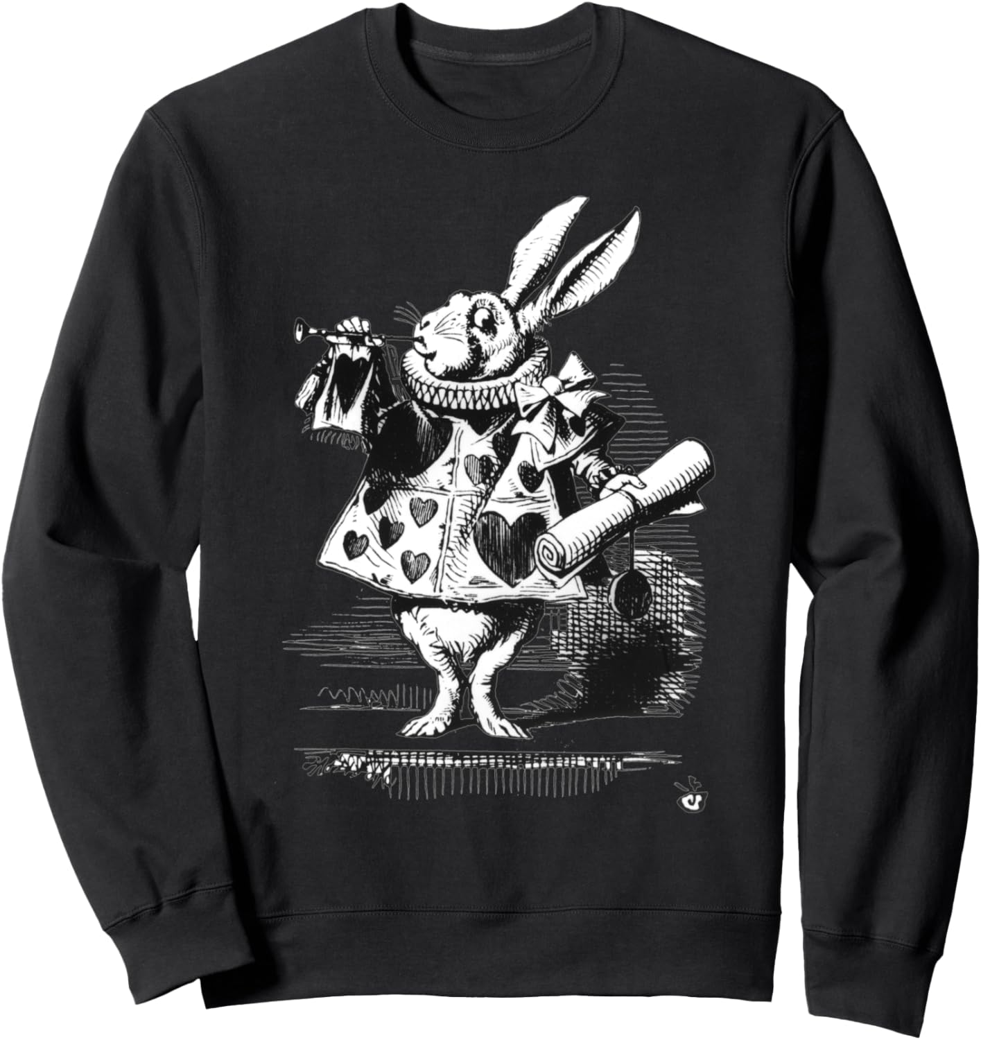 Easy Costume | Alice In Wonderland - White Rabbit Sweatshirt