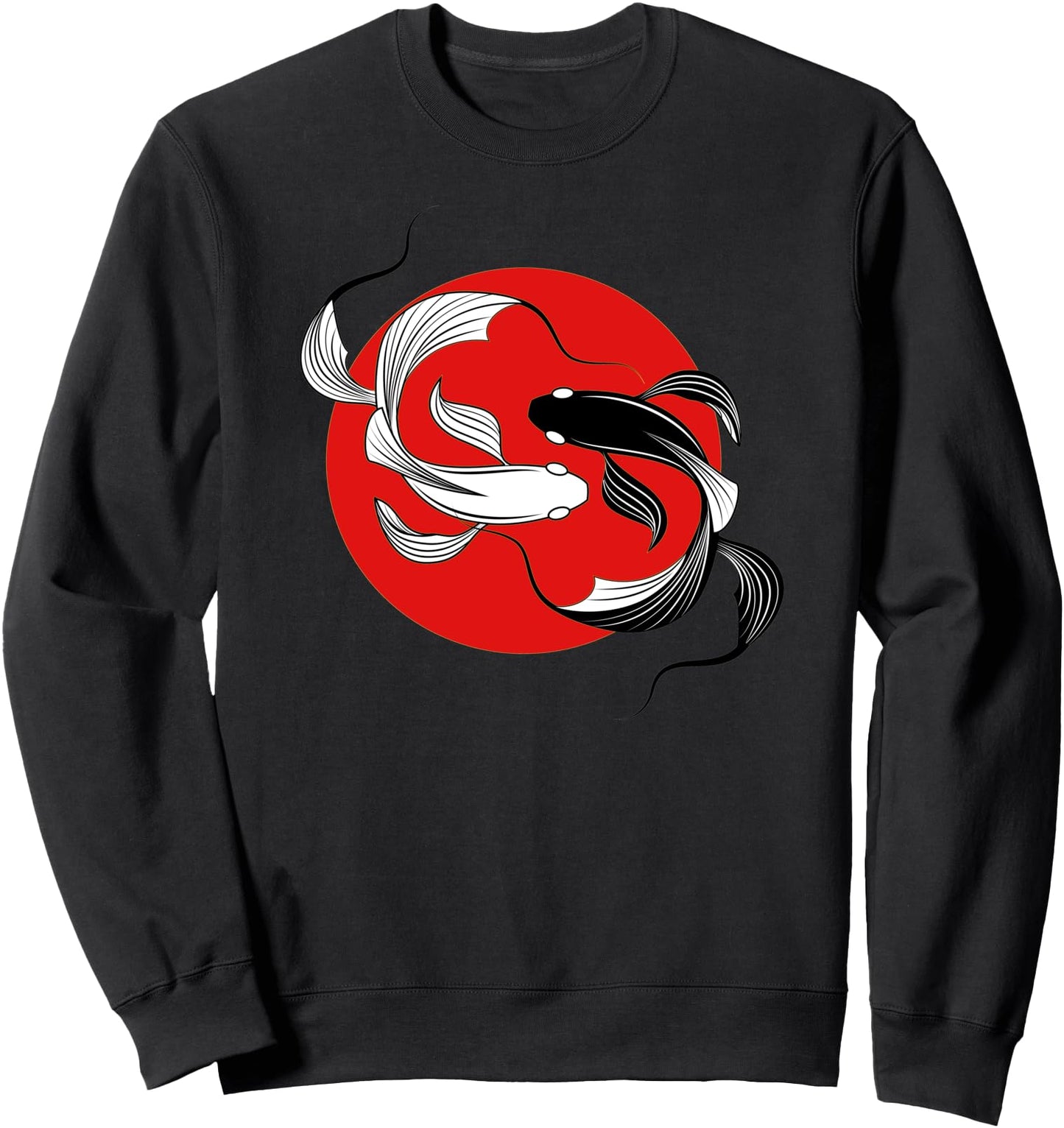 Koi Fish Japanese Yin Yang Sweatshirt