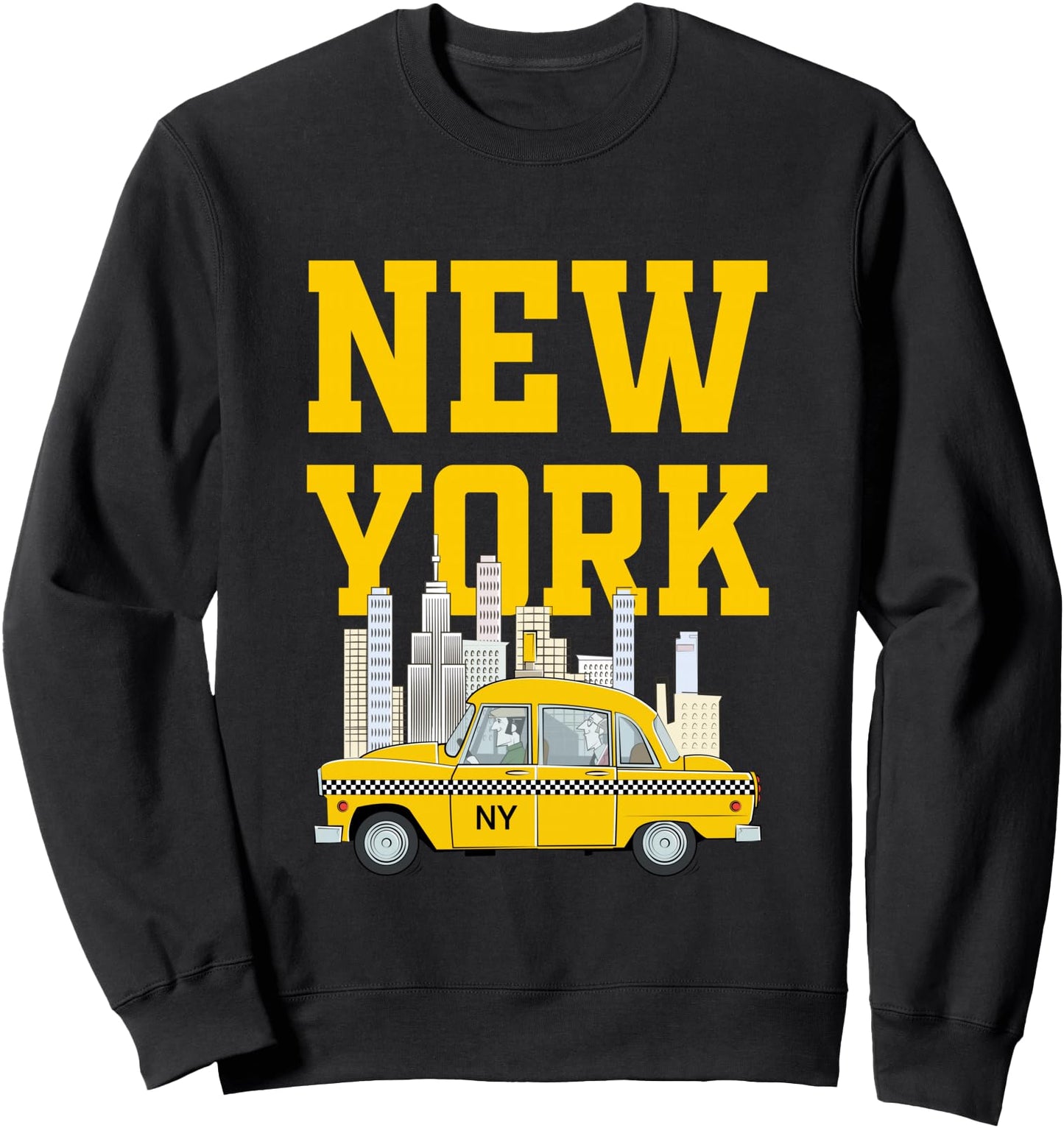 New York City Graphic Tees - Cool New York City Funny Taxi Sweatshirt