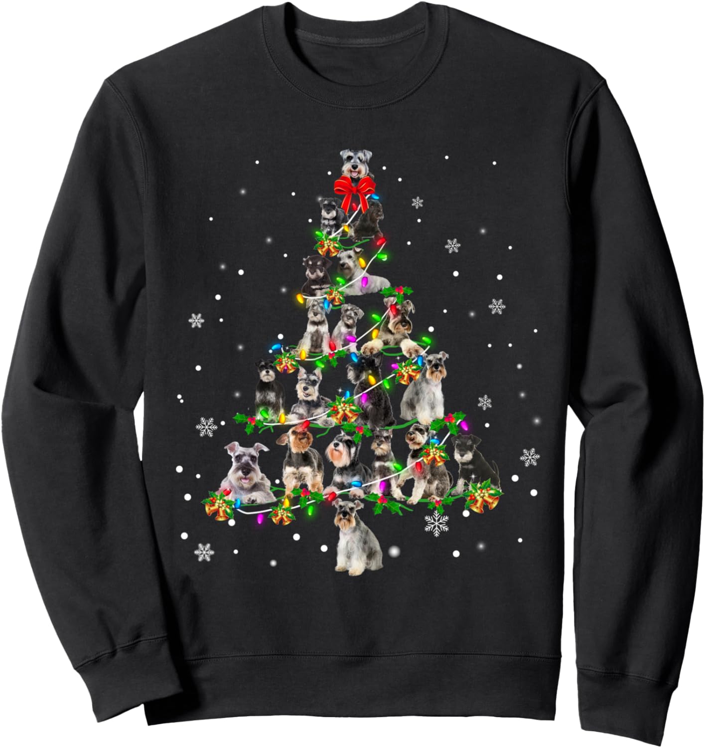 Schnauzer Christmas Tree X-Mas Gift Sweatshirt