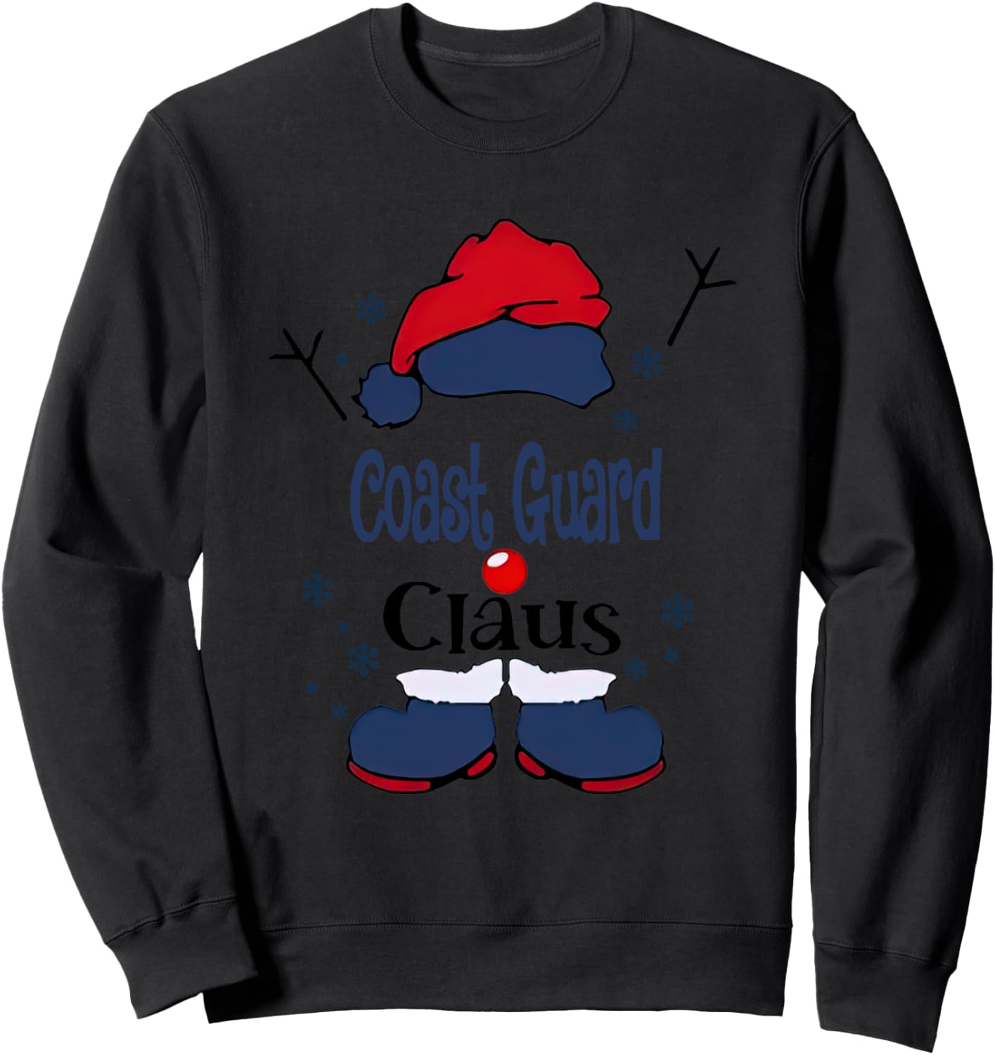 Coast Guard Claus Merry Christmas Sweatshirt