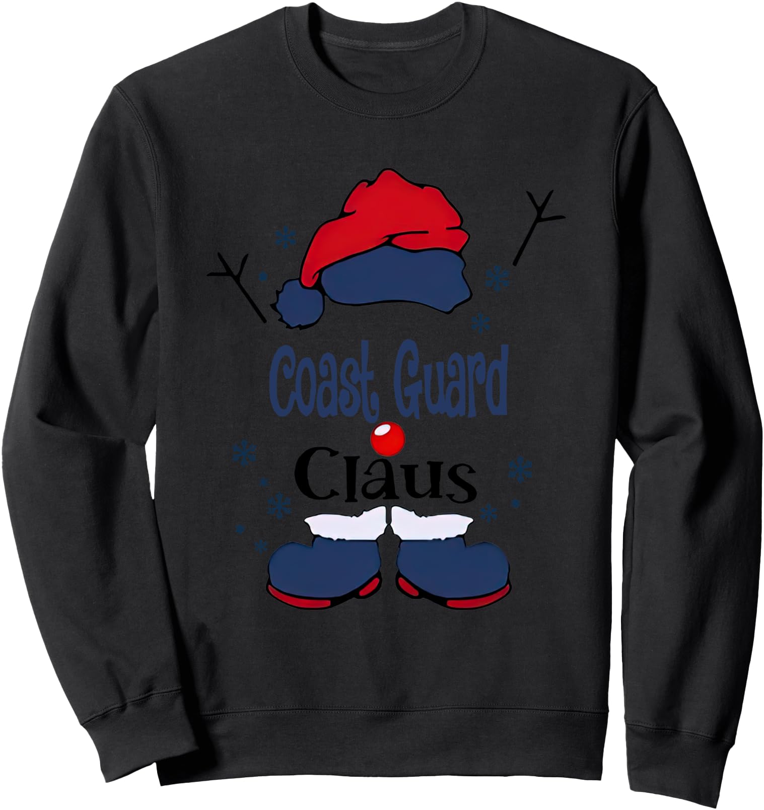 Coast Guard Claus Merry Christmas Sweatshirt
