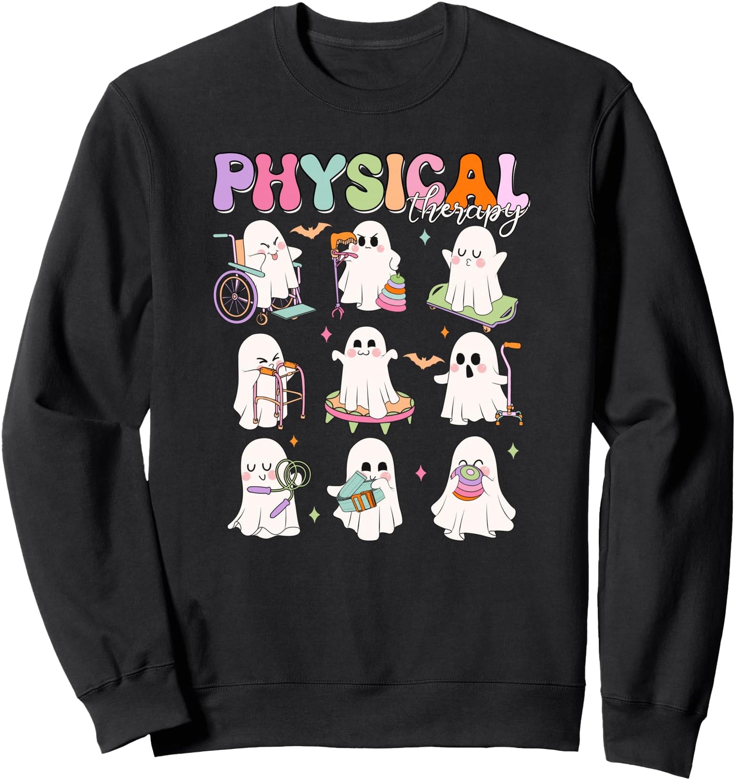 Physical Therapy Halloween Boo Ghost Spooky Season Sweatshirt