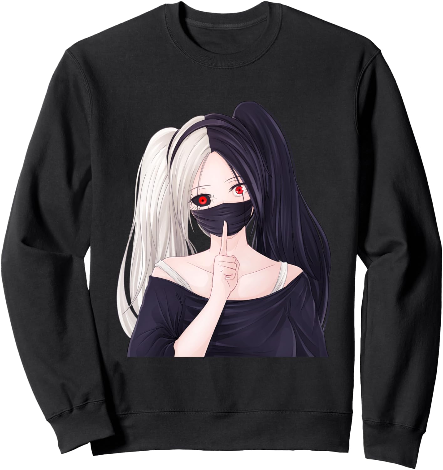 Gesugao Yandere Anime Girl Sweatshirt
