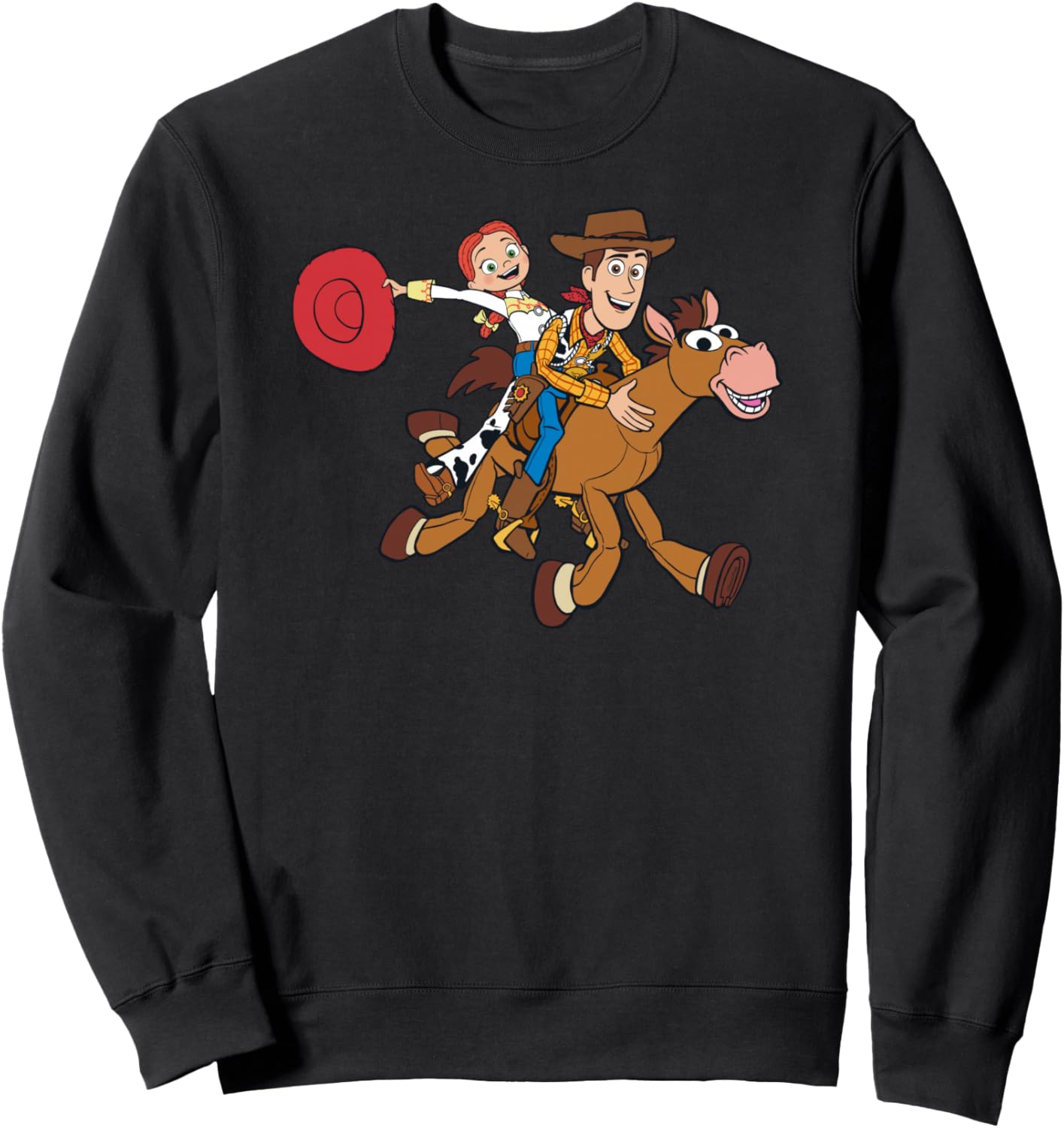 Disney and Pixar\u2019s Toy Story Woody Jessie Bullseye Sweatshirt