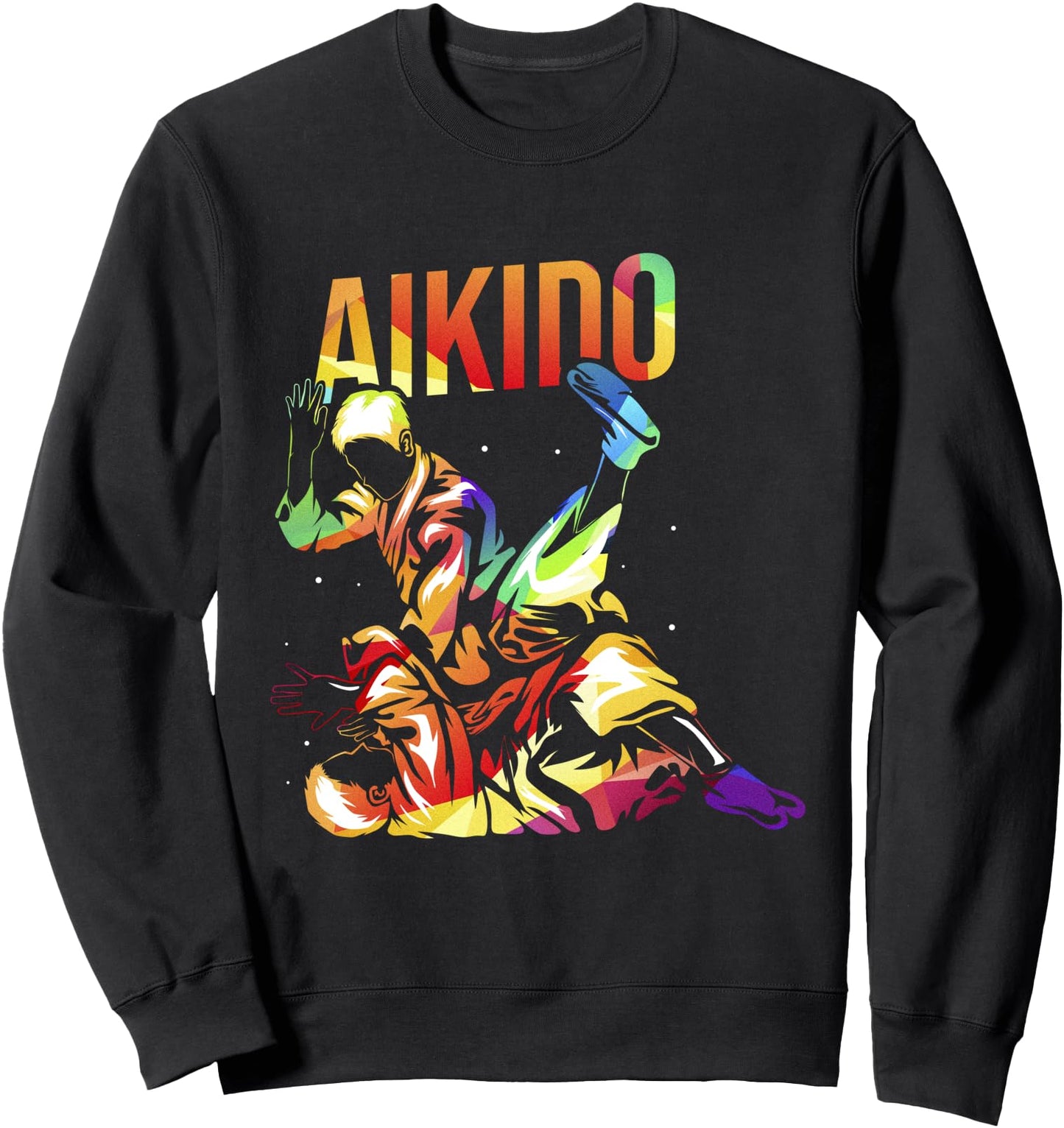 Colorful Aikido Hakama Japanese Martial Art Sweatshirt