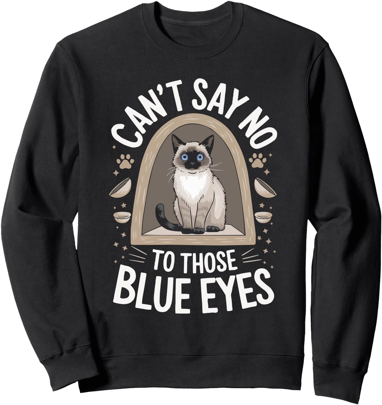 Siamese Cat Lover Kitten Meow Animal Cat Lady Pet Kitty Sweatshirt