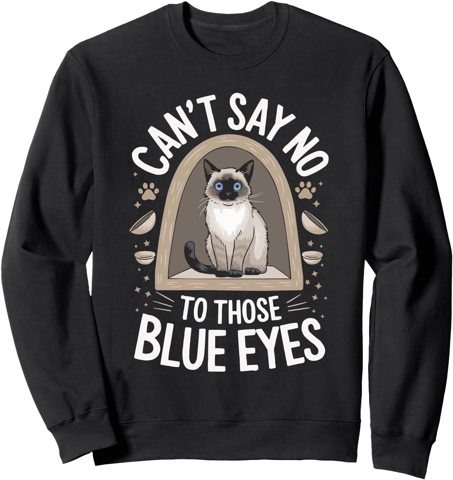 Siamese Cat Lover Kitten Meow Animal Cat Lady Pet Kitty Sweatshirt