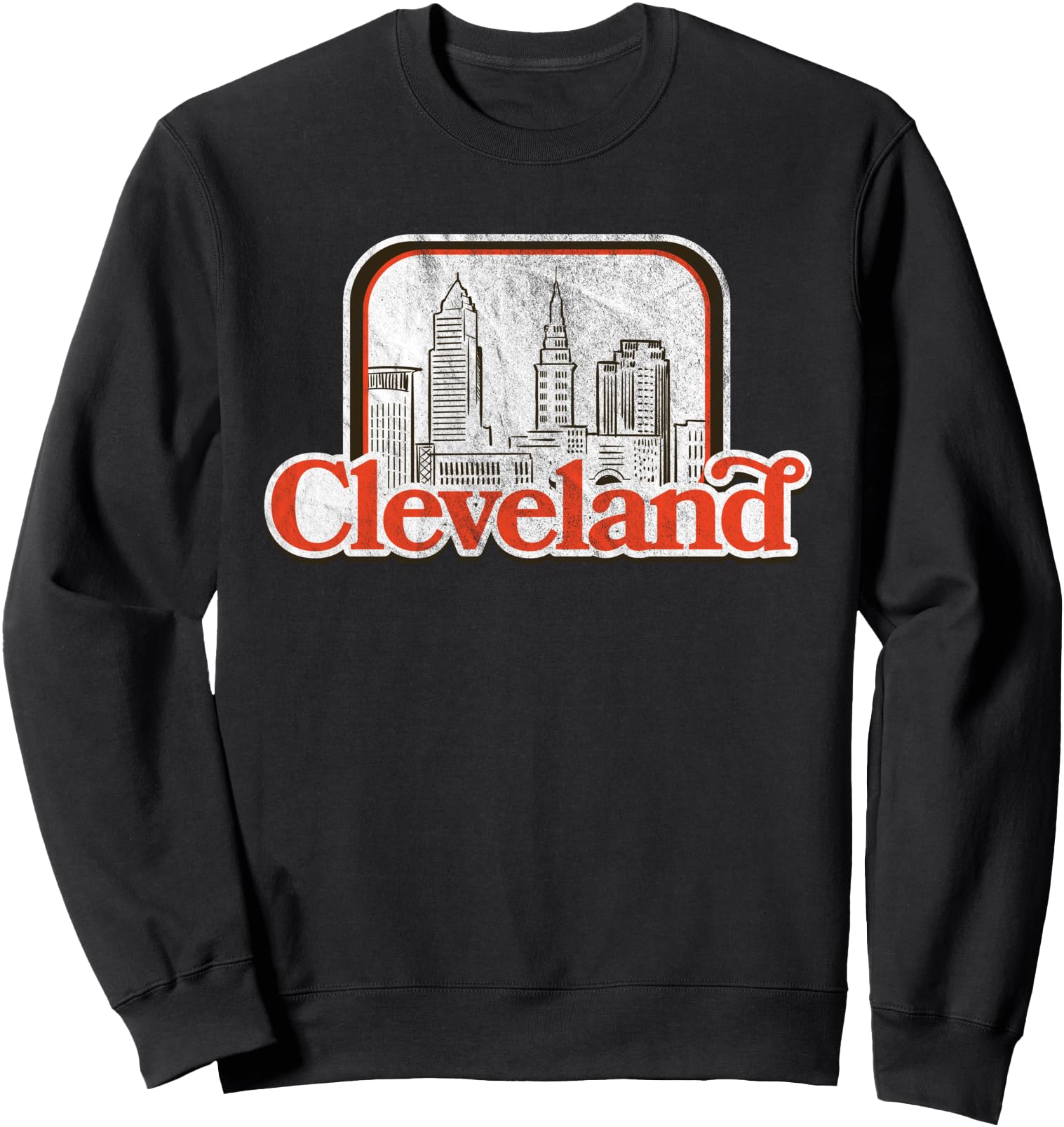 Vintage Retro Cleveland Skyline Sweatshirt