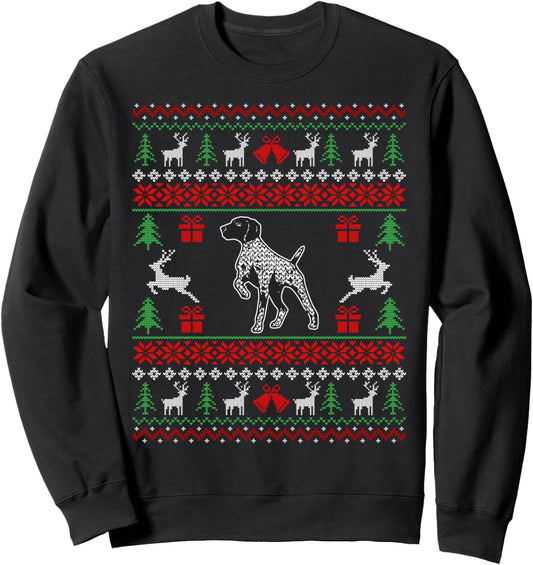 Christmas Gifts German Shorthaired Pointer Ugly Christmas Sweatshirt