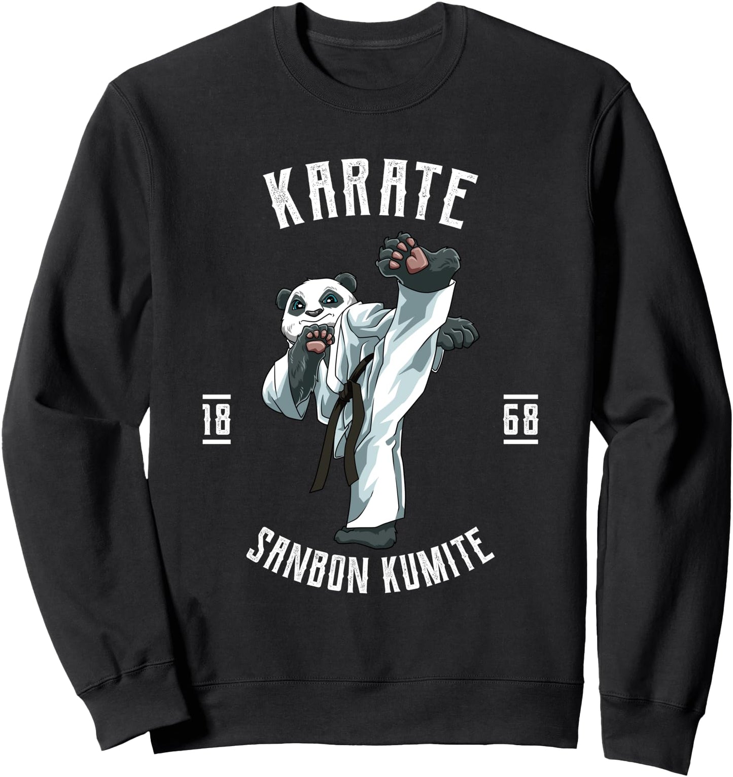 Karate Gear Panda - Karate Japanese Martial Arts Sweatshirt