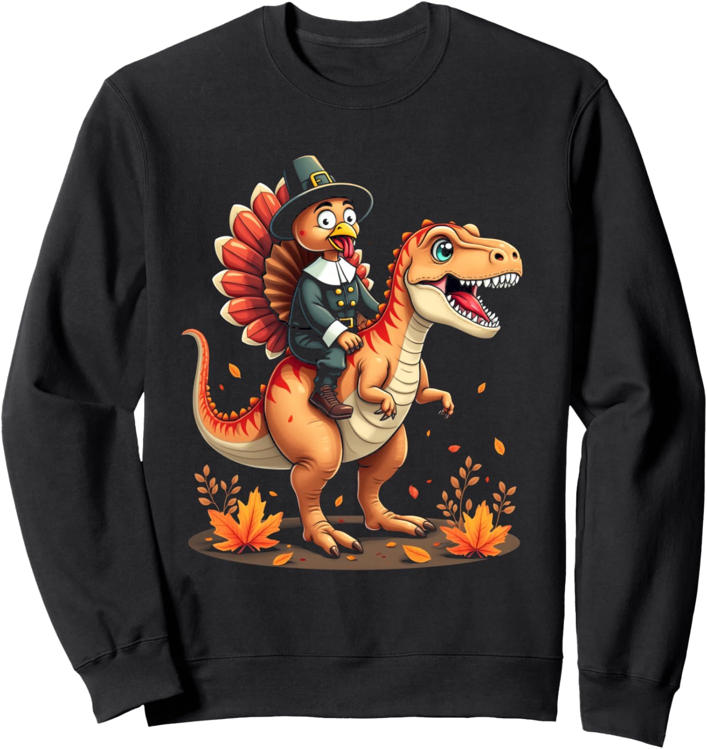 Thanksgiving Dinosaur Sweatshirt