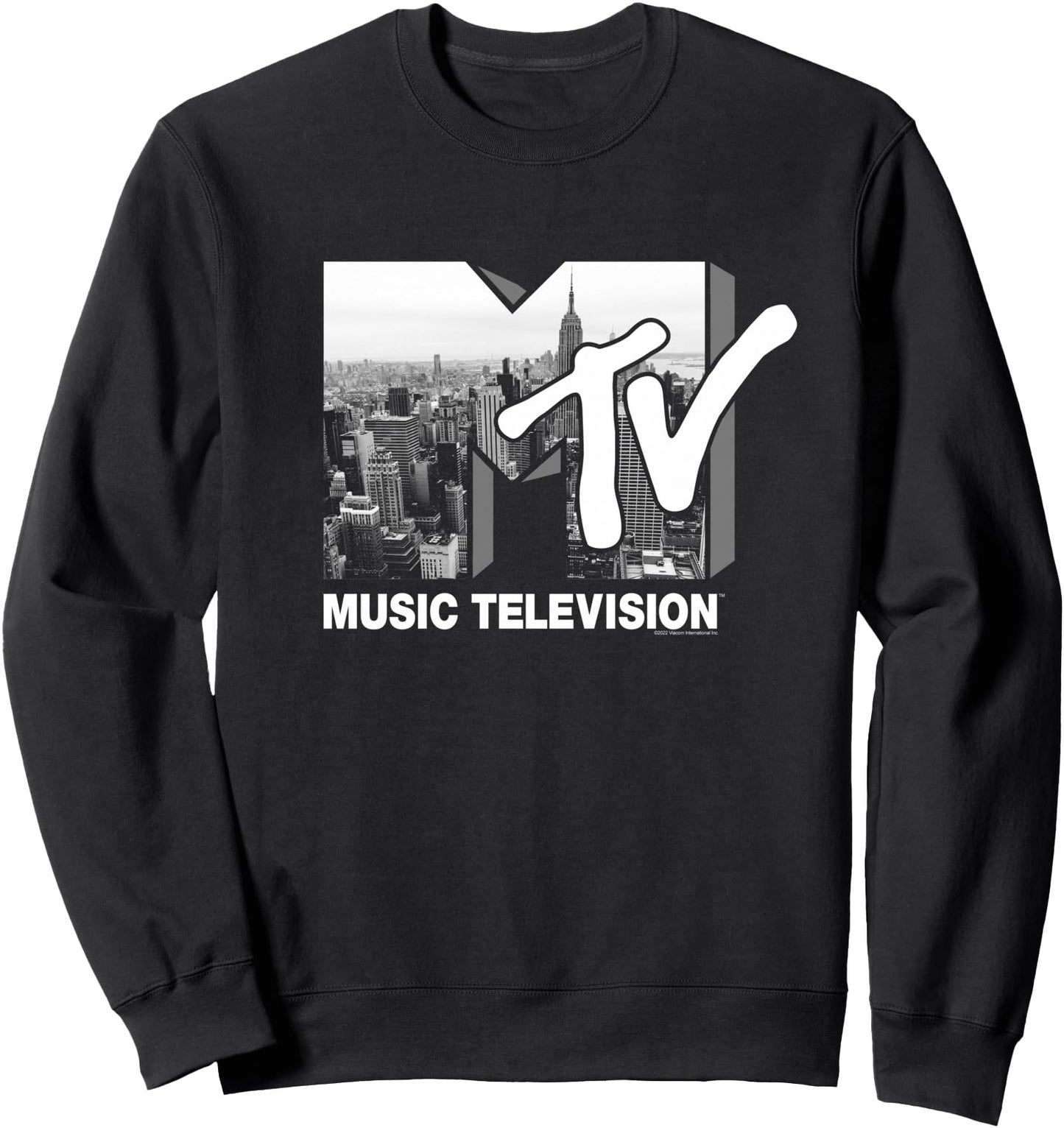 MTV Logo New York Skyline Sweatshirt
