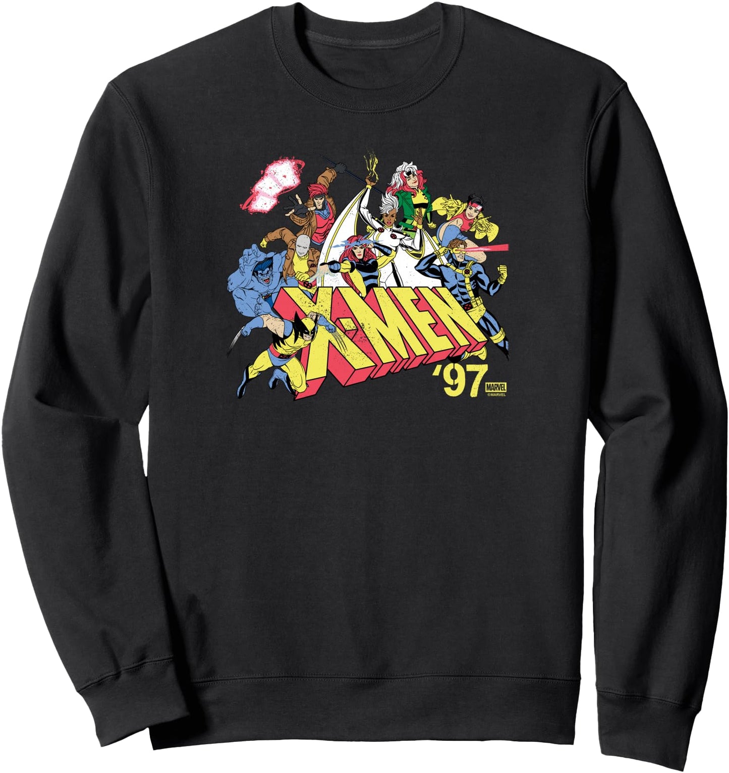 Marvel - X-Men 97 Character Mosaic Sweatshirt