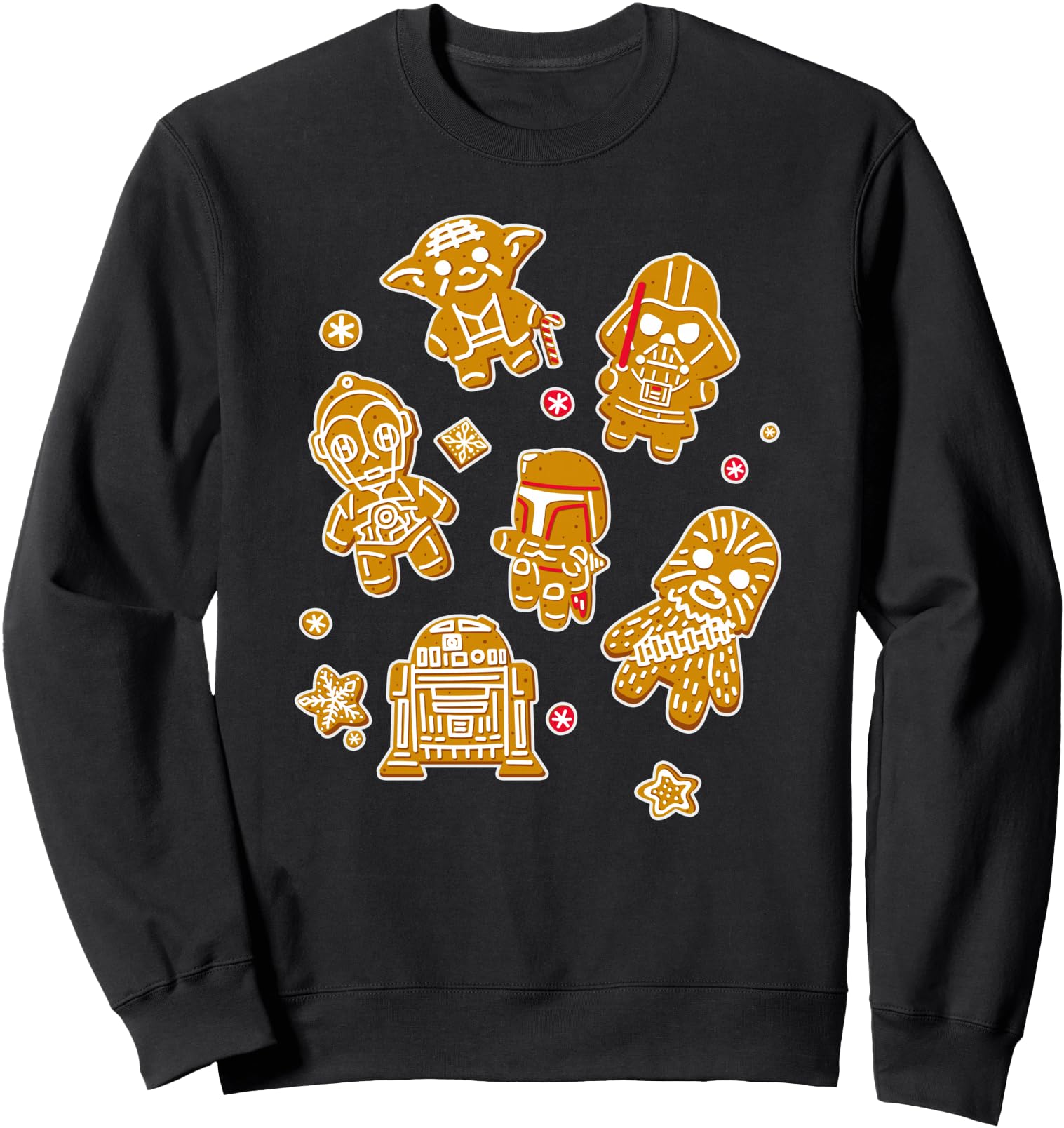 Star Wars Christmas Sweet Ginger Bread Seasonal Cookies Sweatshirt