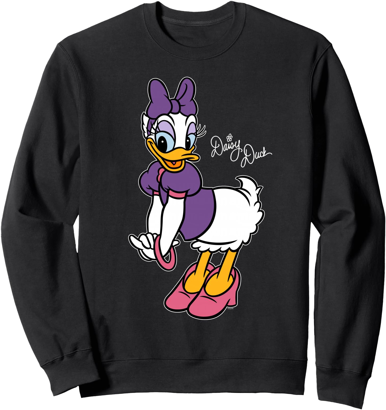 Disney Daisy Duck Retro Character Sassy Pose Trip Matching Sweatshirt