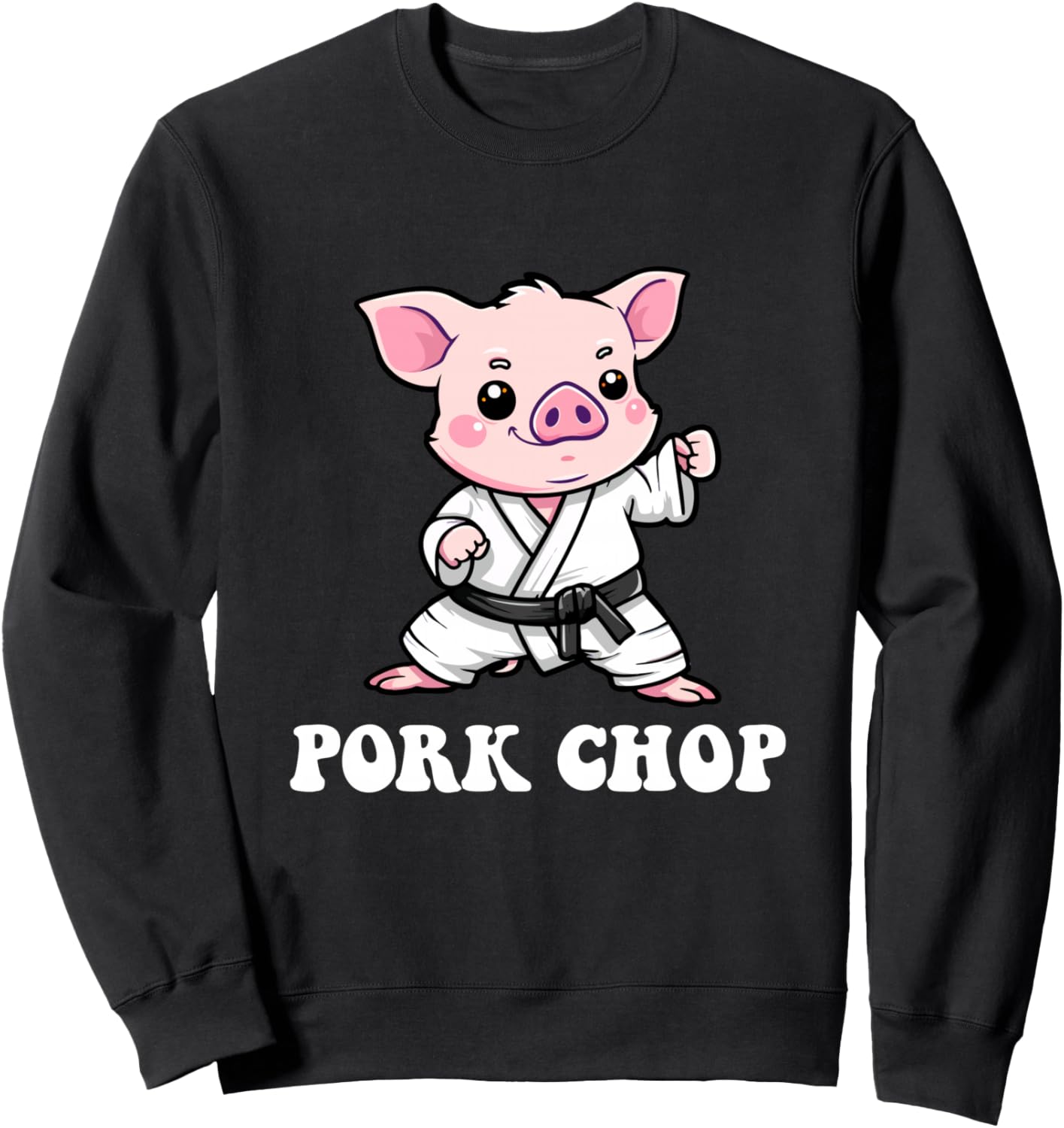 pork chop pun, funny pork chop Sweatshirt
