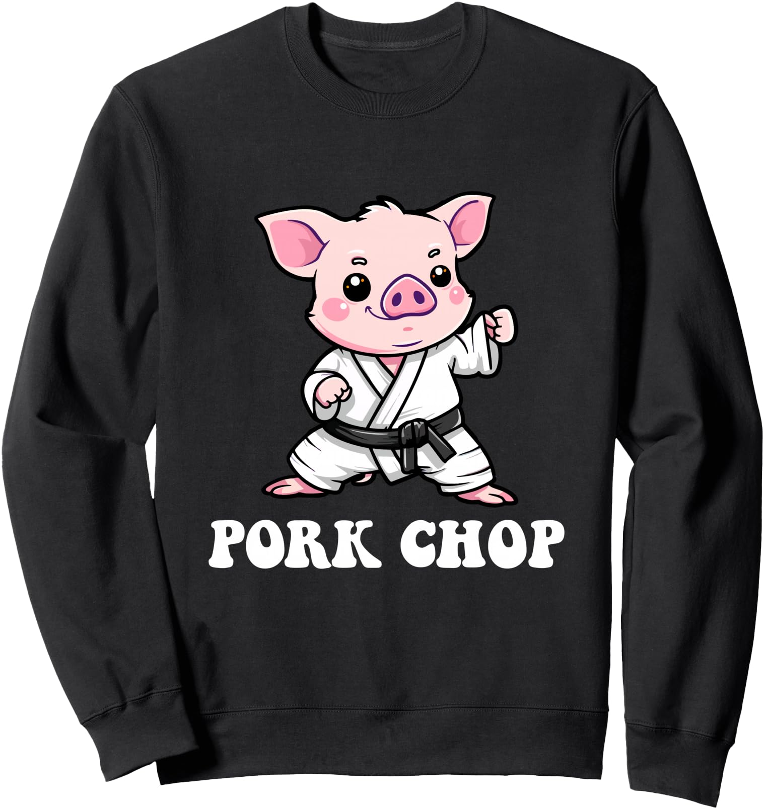 pork chop pun, funny pork chop Sweatshirt