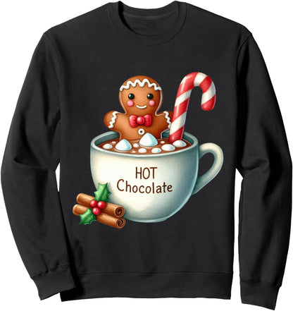 Christmas Holiday Season Xmas Gingerbread Sweatshirt