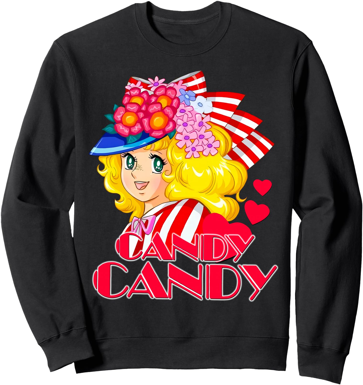 80s Candy Candy Cartoon Japanese Retro Vintage Anime Manga Sweatshirt