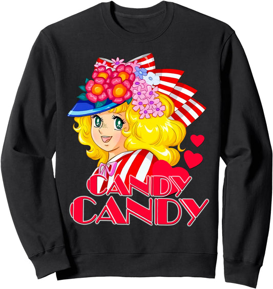 80s Candy Candy Cartoon Japanese Retro Vintage Anime Manga Sweatshirt