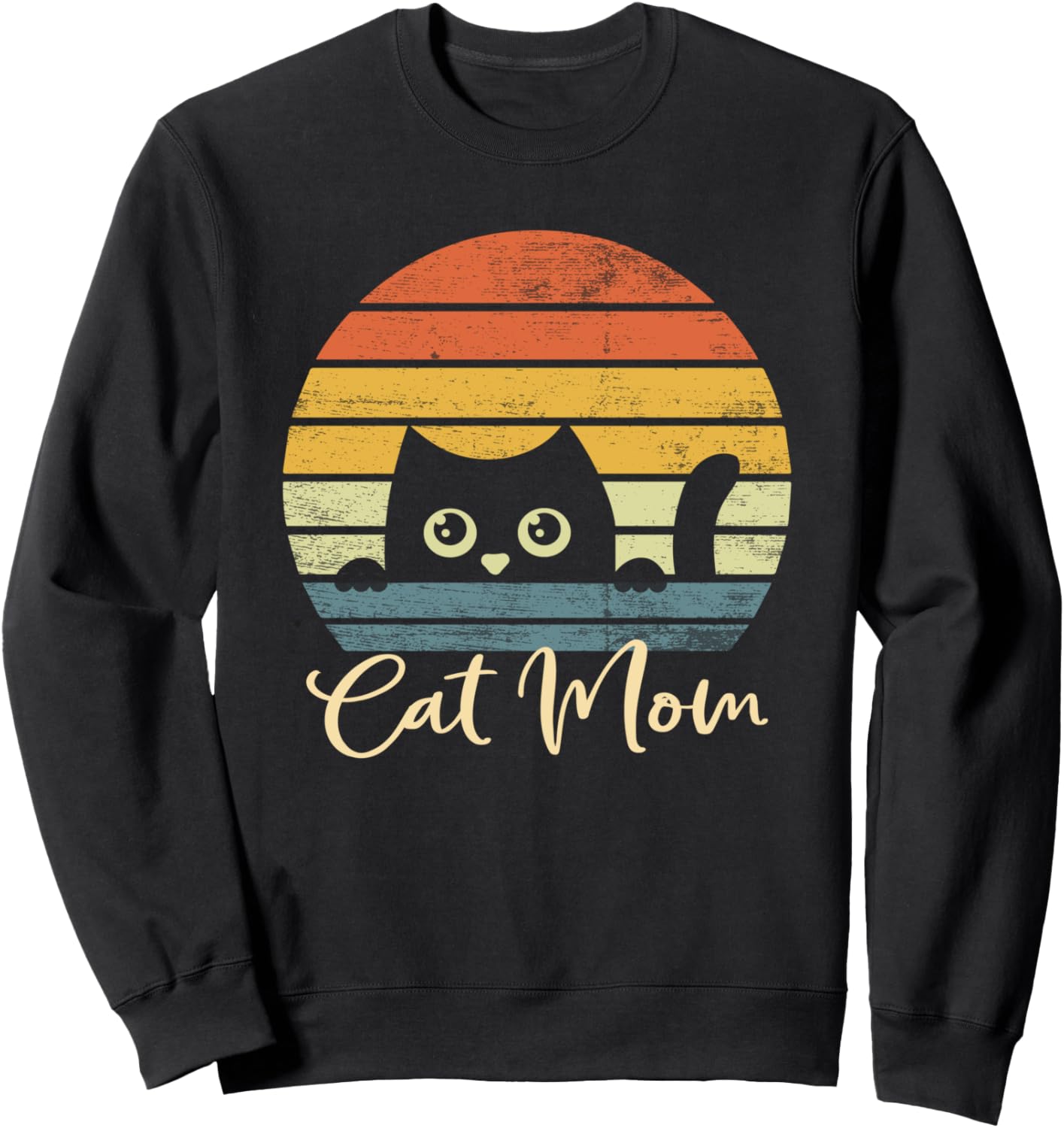 Cat Mom Mothers Day Crazy Cat Lady Fur Mama Kitten Girl Gift Sweatshirt