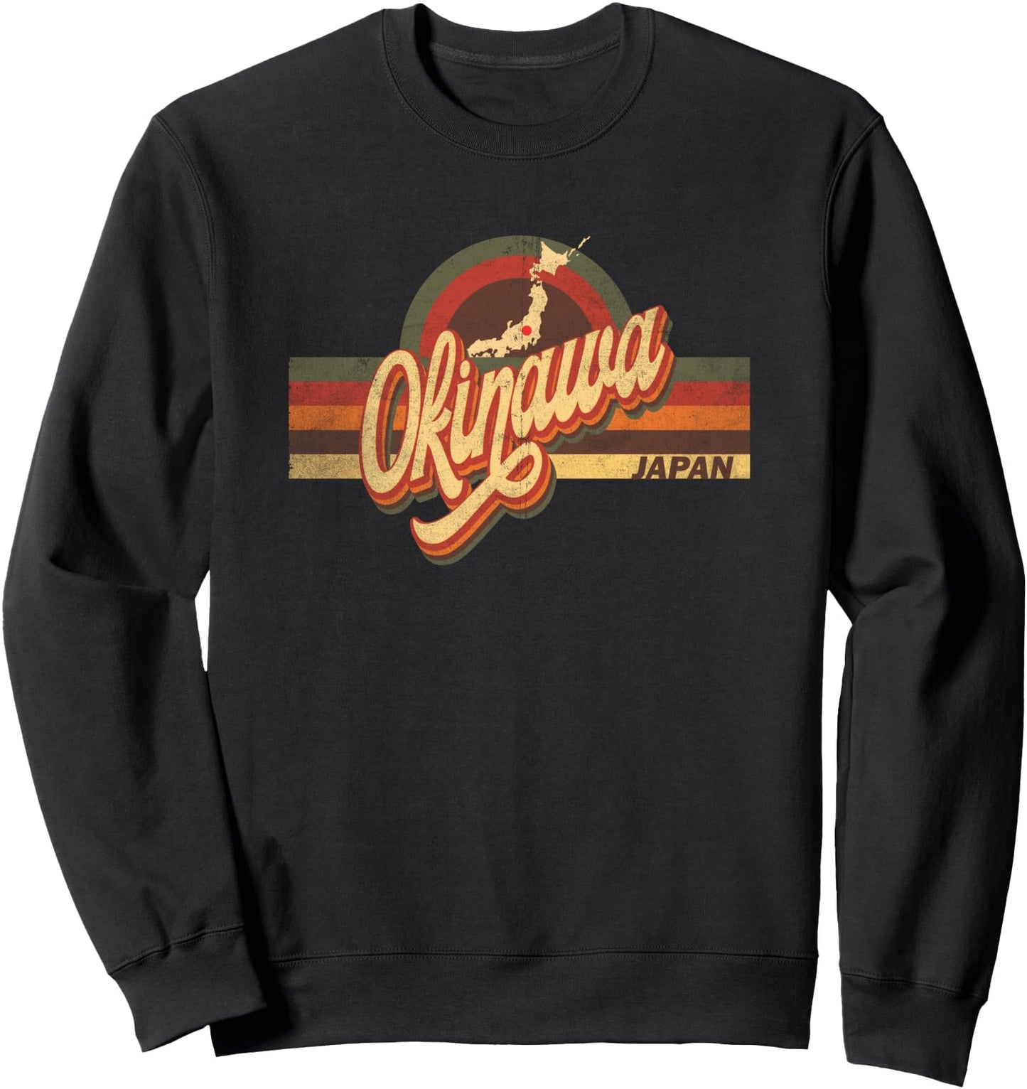 Okinawa Retro Vintage Kanigawa Japan Japanese Gift Sweatshirt