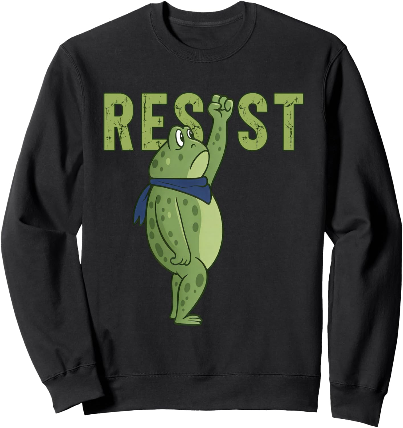 Frog Resist Portland Frog Protest - Portland Frog Activist Sweatshirt