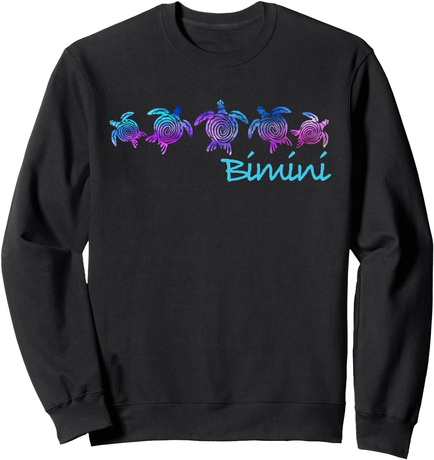 Bimini Beach Design Tribal Turtle Gift Sweatshirt