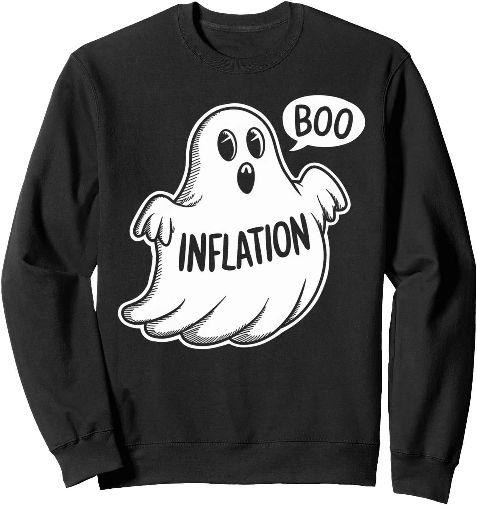 Inflation Ghost Halloween Costume Sweatshirt
