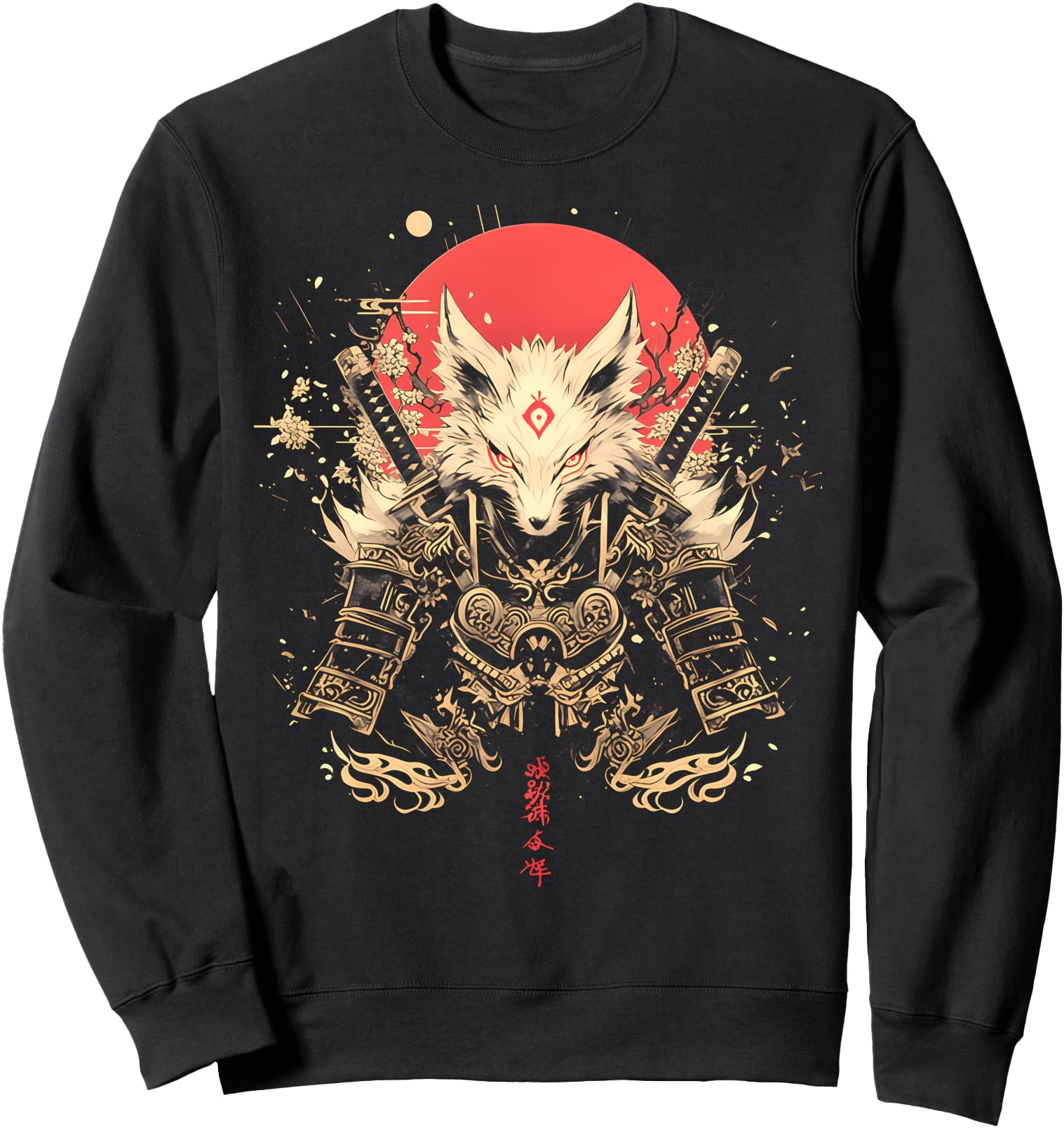 Samurai Fox Warrior Japanese Spirit Animal Sweatshirt