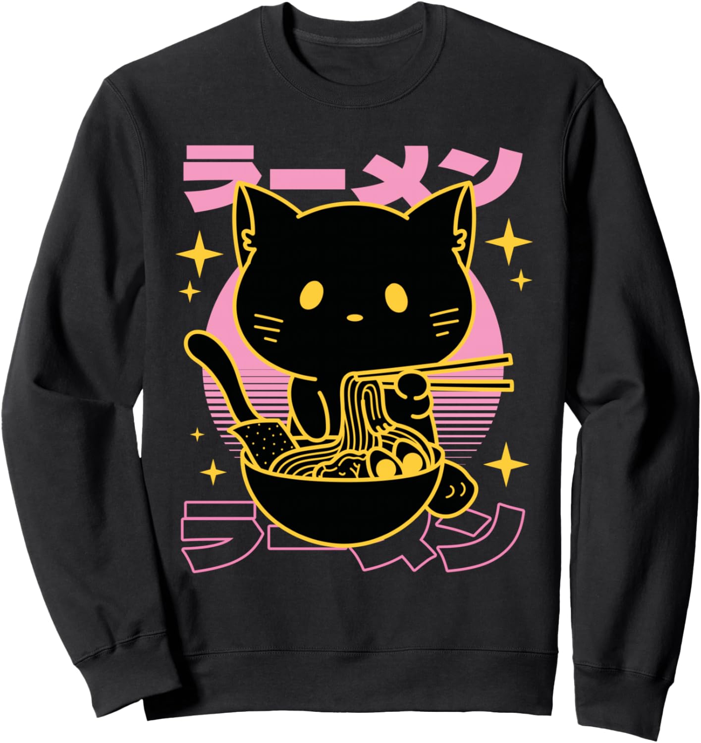Otaku Noodles Neko Kawaii Anime Cat Ramen Sweatshirt