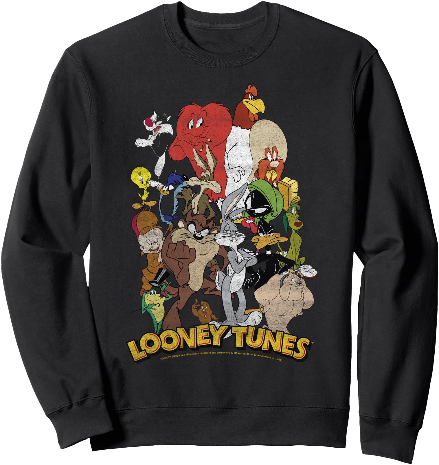 Looney Tunes Character Stack Group Shot Sweatshirt