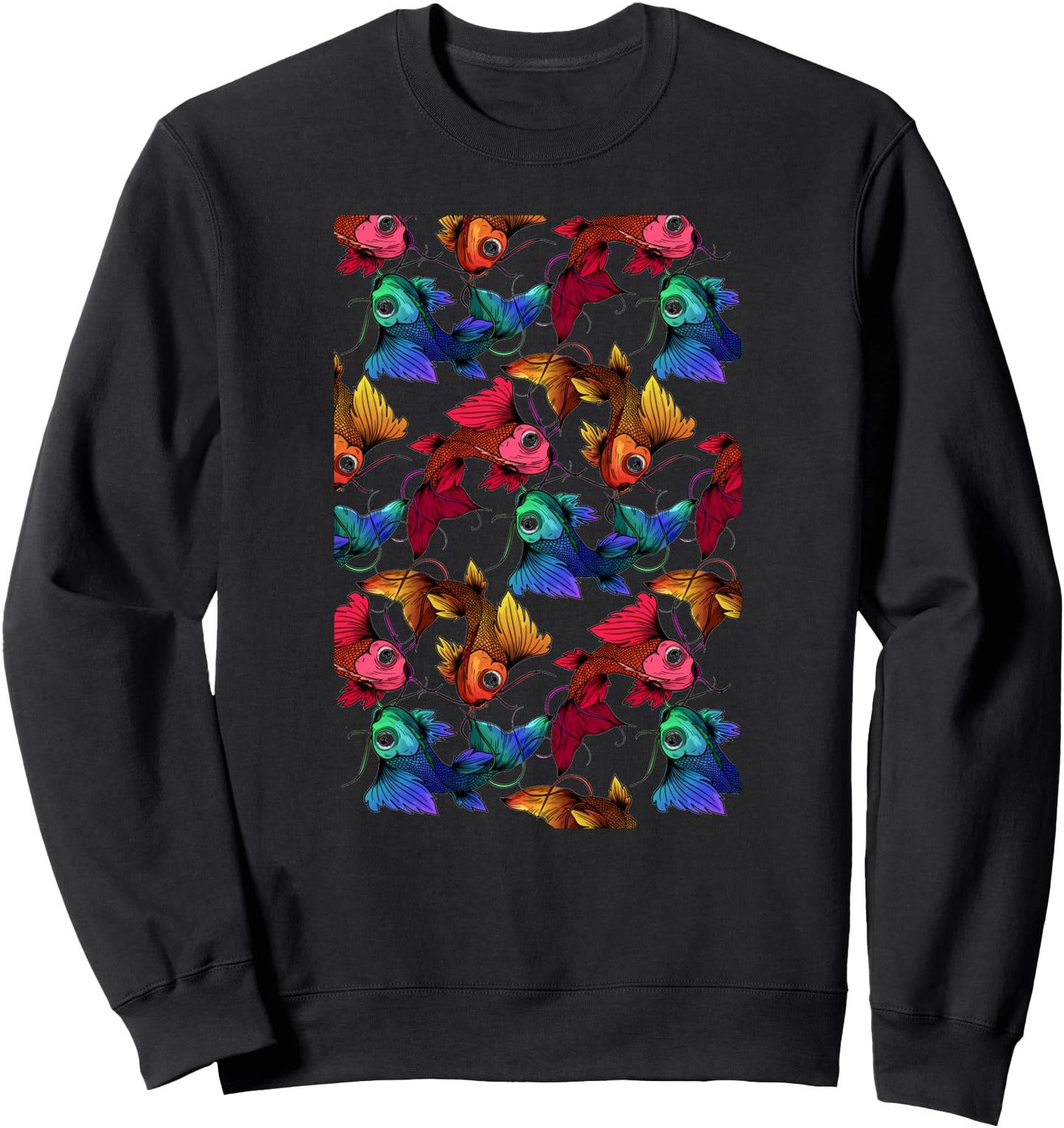Swimming Japanese carp koi fish Sweatshirt