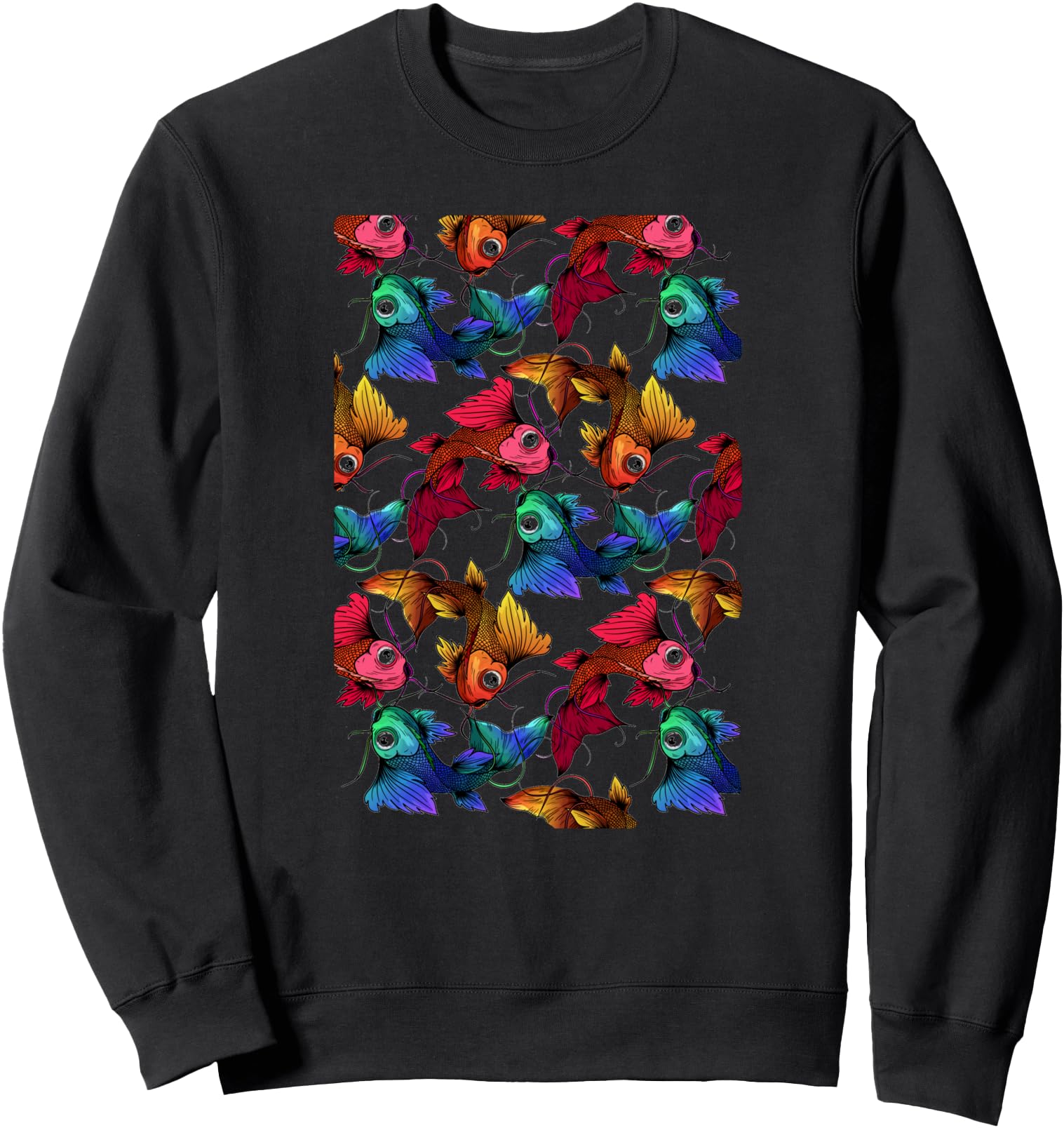 Swimming Japanese carp koi fish Sweatshirt