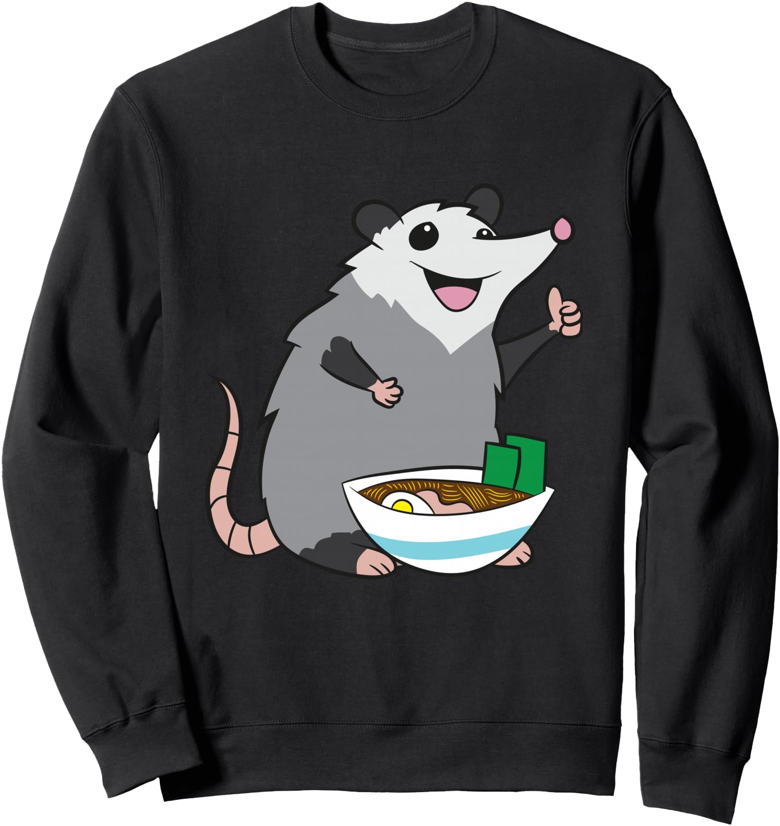 Kawaii Opossum Ramen Possum Japanese Ramen Sweatshirt