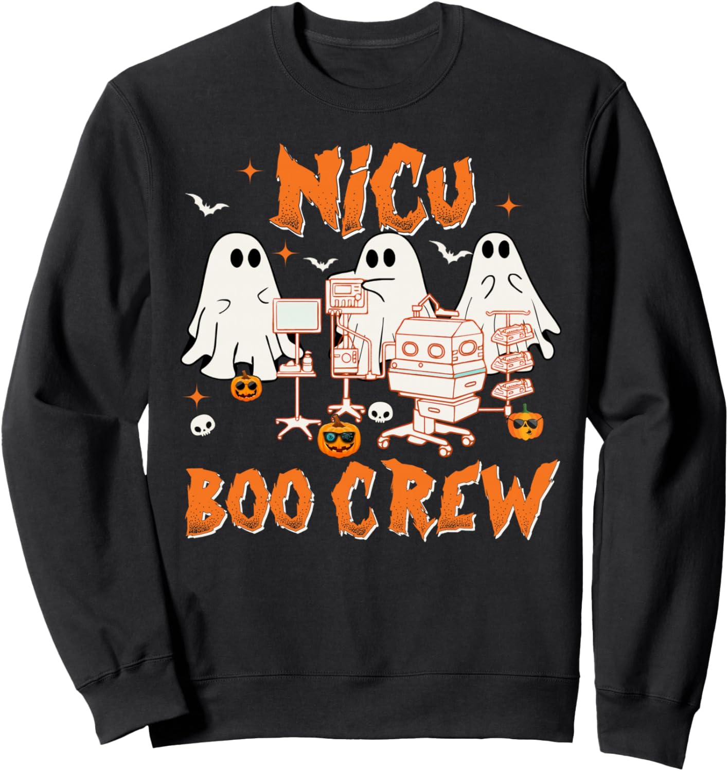 Neonatal Intensive Care Unit NICU Department Halloween NICU Sweatshirt