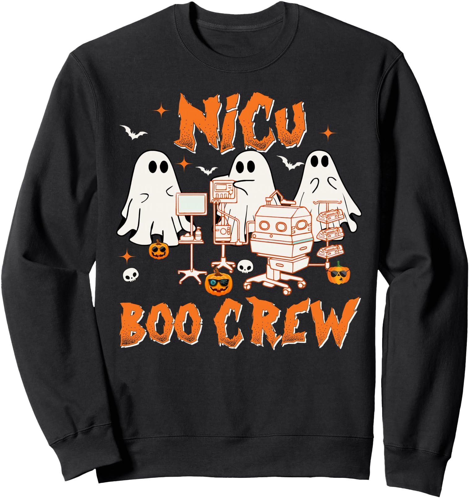Neonatal Intensive Care Unit NICU Department Halloween NICU Sweatshirt