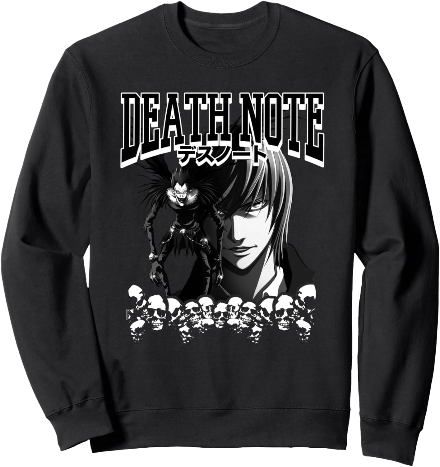 Death Note Athletic Logo Ryuk and Light Anime Sweatshirt