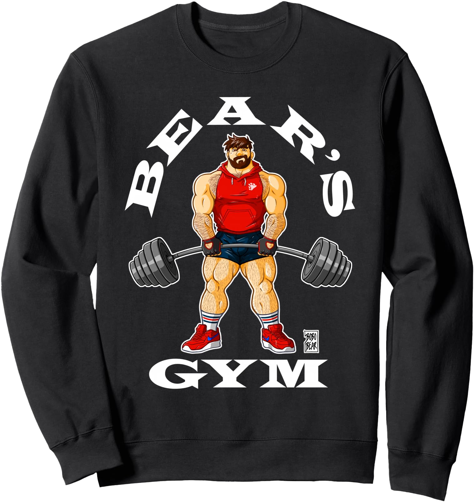 Adam Likes Bears Gym Sweatshirt