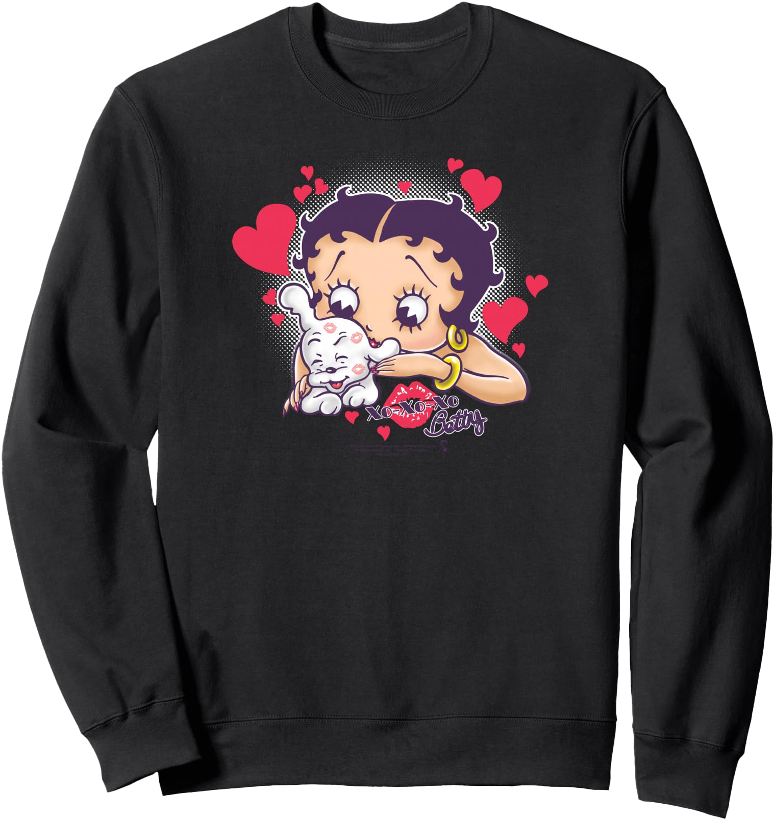 Betty Boop Puppy Love Sweatshirt